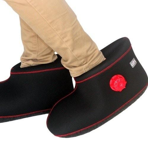 クロッツ やわらか湯たんぽ 足用ショートタイプ (底付き) ブラックM