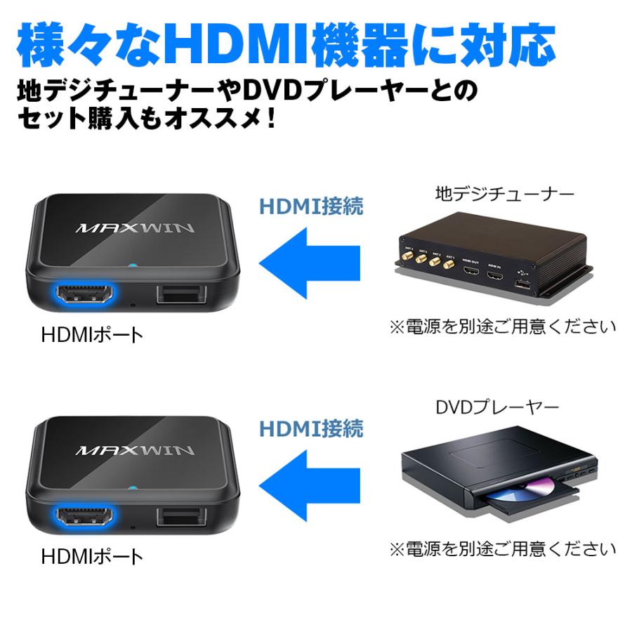 メディアアダプター HDMI入力 CarPlayワイヤレス化 DA-HD01 地デジ