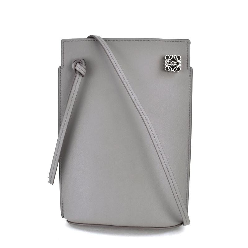 LOEWE（ロエベ） バッグ レディース ダイスポケット レザー グレー