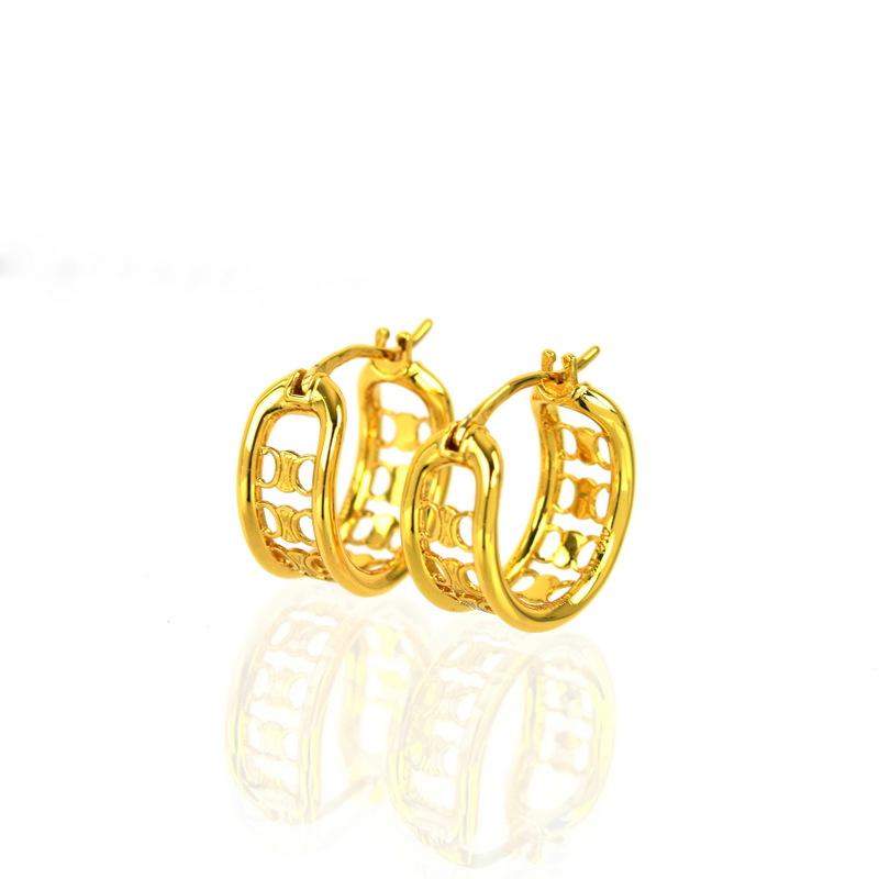 CELINE（セリーヌ） ピアス トリオンフ マルチフープピアス 46V186BRA