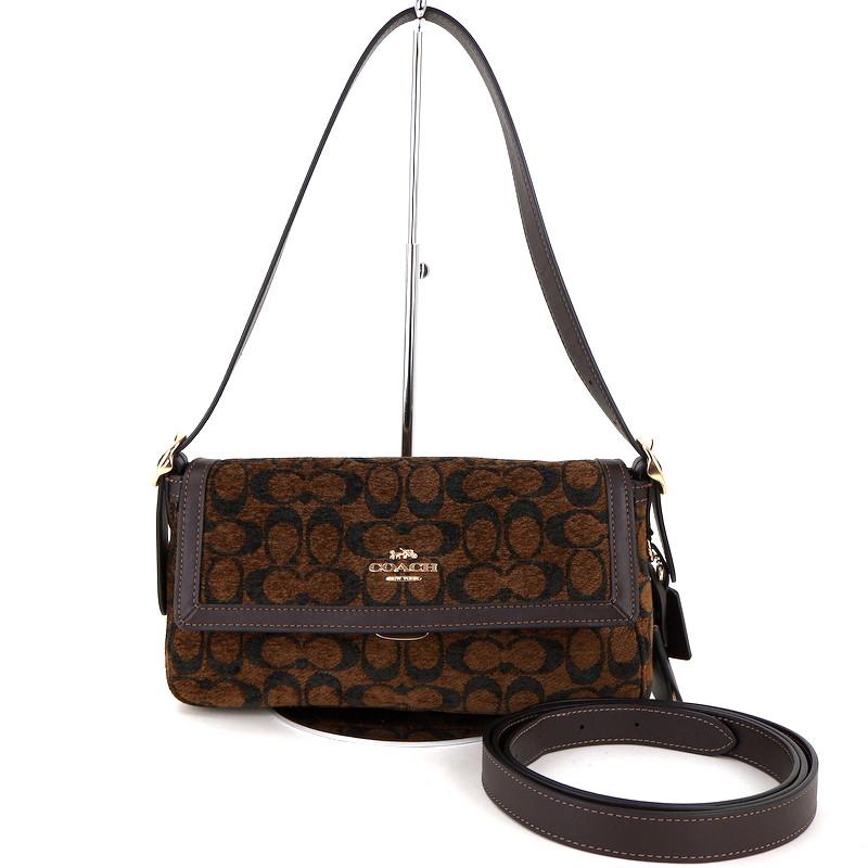 COACH（コーチ） バッグ レディース シグネチャー シェニール エッタ
