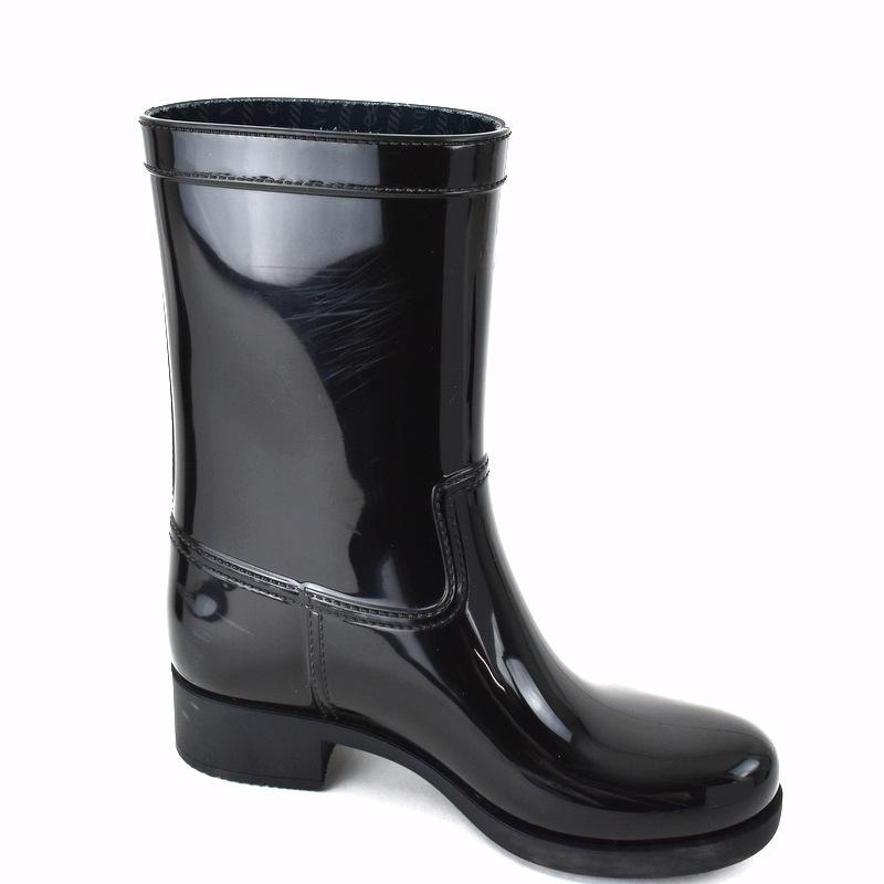 PRADA（プラダ） レディース レインブーツ サイズ36 23.0cm ブラック