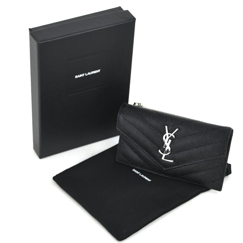SAINT LAURENT サンローラン フラップカードケース モノグラム