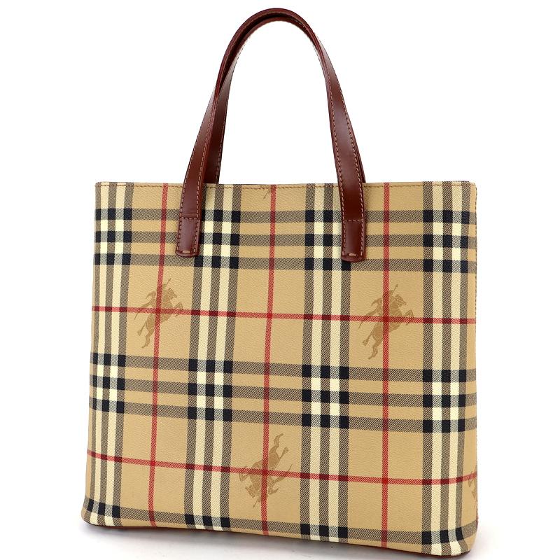 BURBERRY（バーバリー） バッグ ノバチェック トートバッグ シャドー