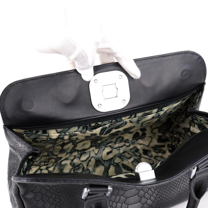 LONGCHAMP（ロンシャン） バッグ 中古 2WAYハンドバッグ パイソン型