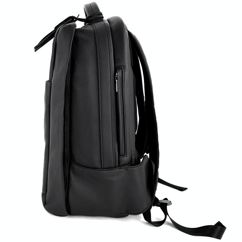 ダンヒル バックパック レザー ブラック 無地 ワンポイントロゴ