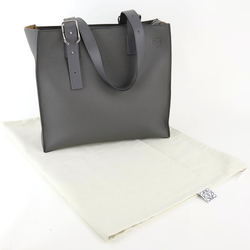 LOEWE（ロエベ） バッグ メンズ 新作 バックルジップトート アンスラ