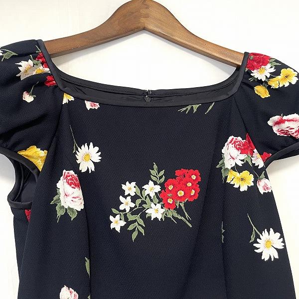 M'S GRACY（エムズグレイシー） #snc ワンピース 半袖 花柄 11 紺 赤