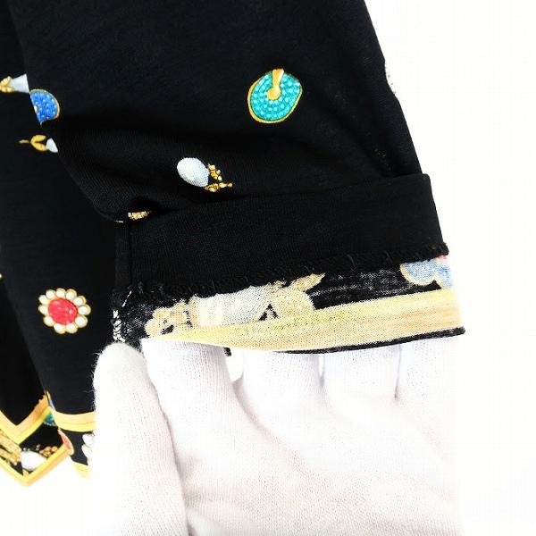 LEONARD（レオナール） #anc シャツ・ブラウス M 黒 マルチ 金ボタン