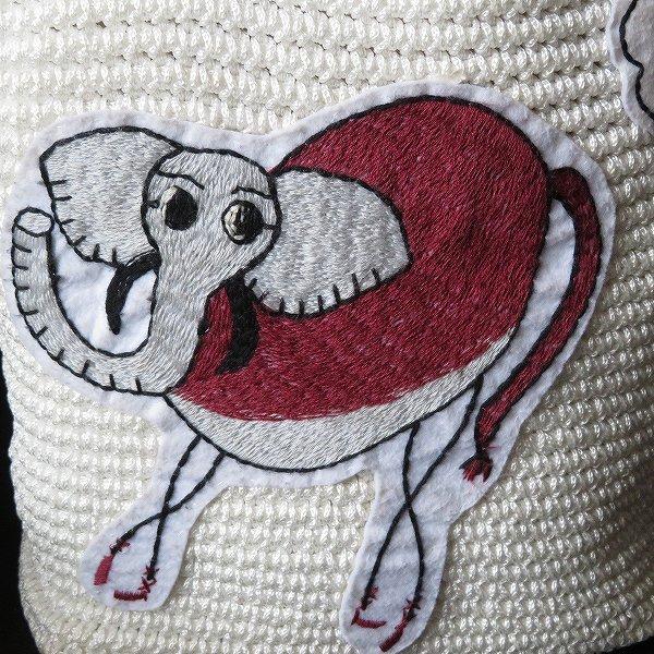 anb ラドロー LUDLOW トートバッグ アニマルコードバッグ ゾウ 白