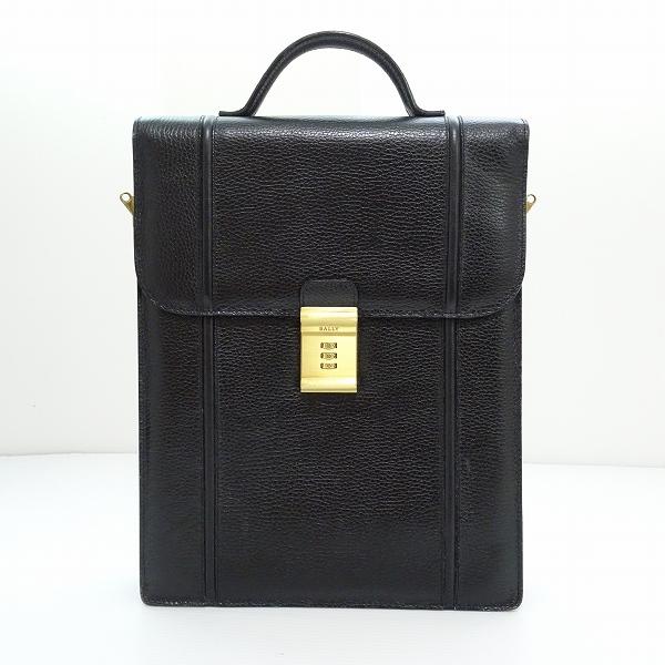 Bally（バリー） #anb 書類ケース ビジネスバッグ 黒 レザー ダイヤル