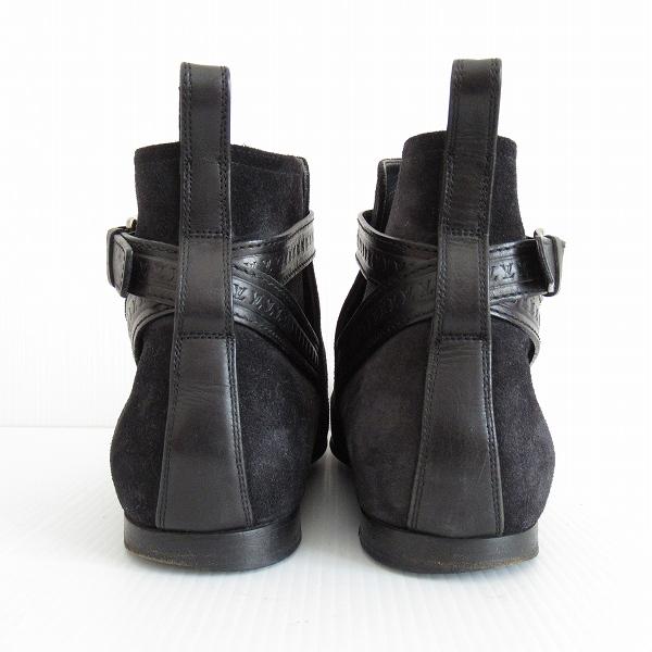 LOUIS VUITTON（ルイ・ヴィトン） #wxs ブーツ 7 1/2 黒 スエード