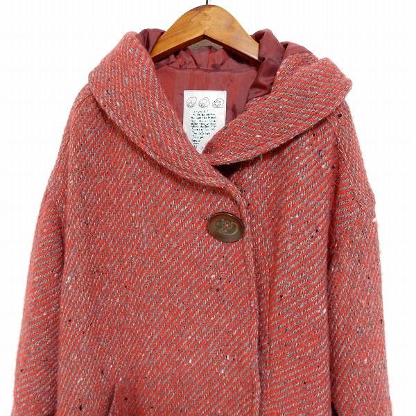 wnc イオコムイオセンソユニコ io comme sensounico コート 38 赤系