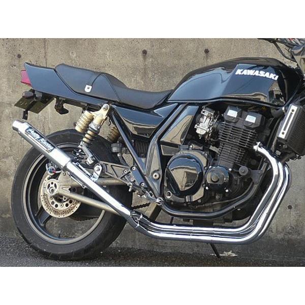 プリティー製 ZRX400/2 改 タイプ1 4-2-1 マフラー メッキ : エーシー