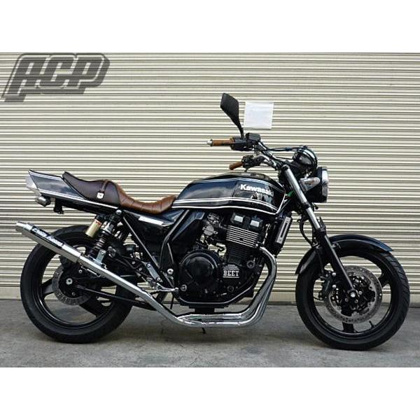 プリティー製 ZRX400/2 98〜 極 タイプ3 4-2-1 マフラーメッキ