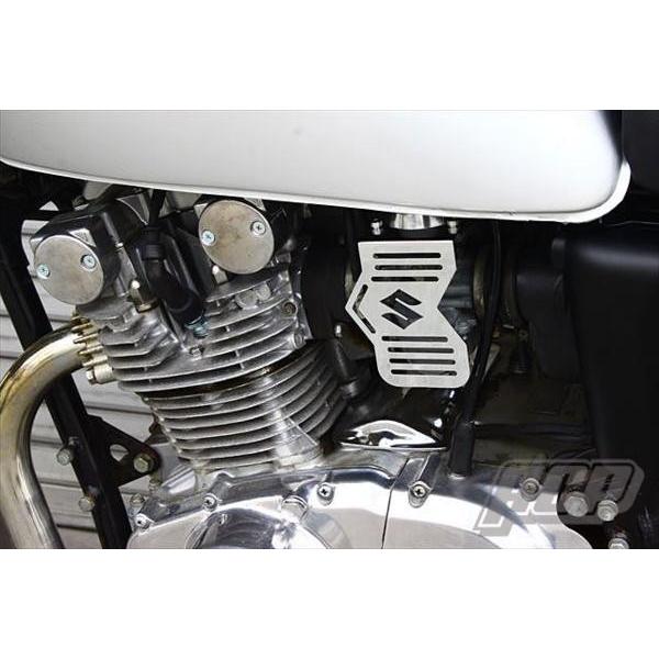 GS400用 メッキ キャブ サイド カバー Sマーク : エーシーピー