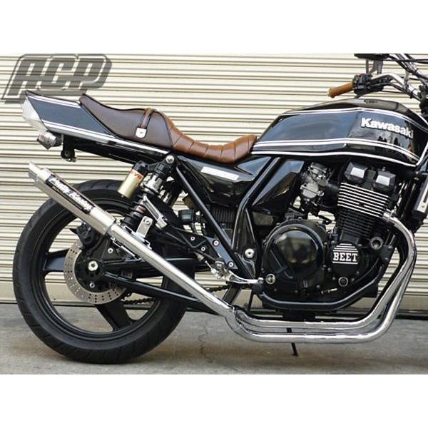 プリティー製 ZRX400/2 98〜 改 タイプ3 4-2-1 マフラーメッキ