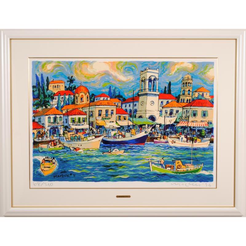 マイケル・ルー ハーバー・5 ポップアート 絵画 海 絵 風景画 イタリア