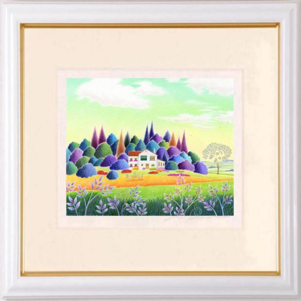 渡辺美香子 新しい日の始まり 風景画 絵画 ジークレー 版画 インテリア