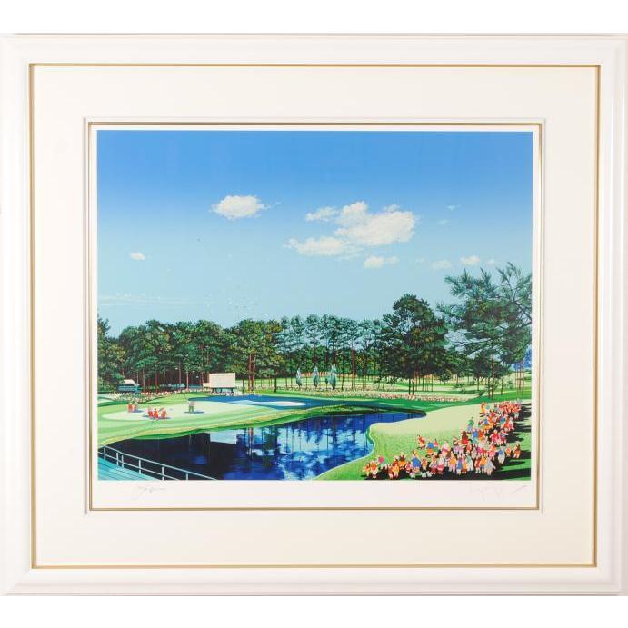 マスターズ 絵画 ゴルフ ジャック・ニクラス シルクスクリーン 版画
