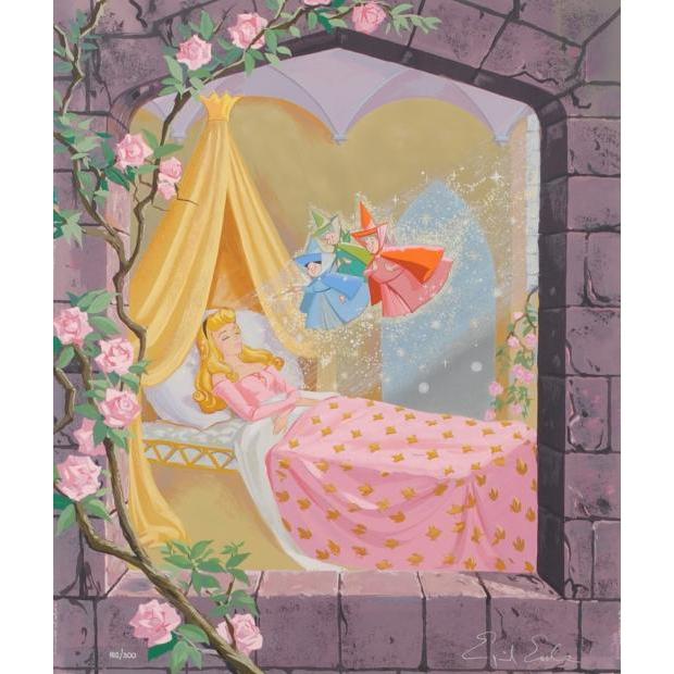 アイベン・ロール 眠れる森の美女 ディズニー 絵 シルクスクリーン
