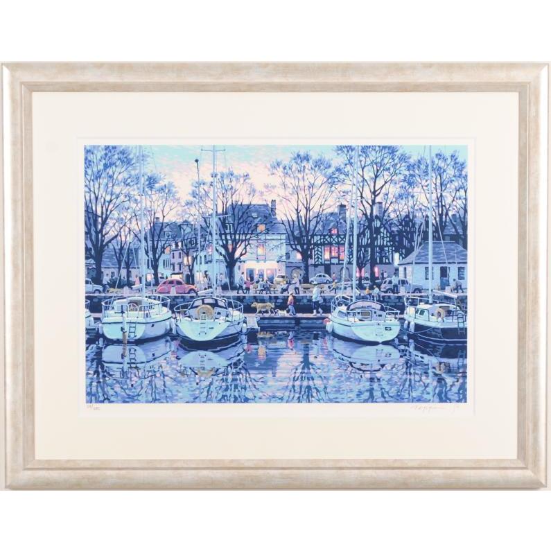 笹倉鉄平 アフターグロウ フランス 絵画 風景画 シルクスクリーン 版画