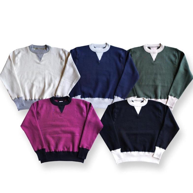 CUSHMAN（クッシュマン） セットイン ツートンスウェット コットン100