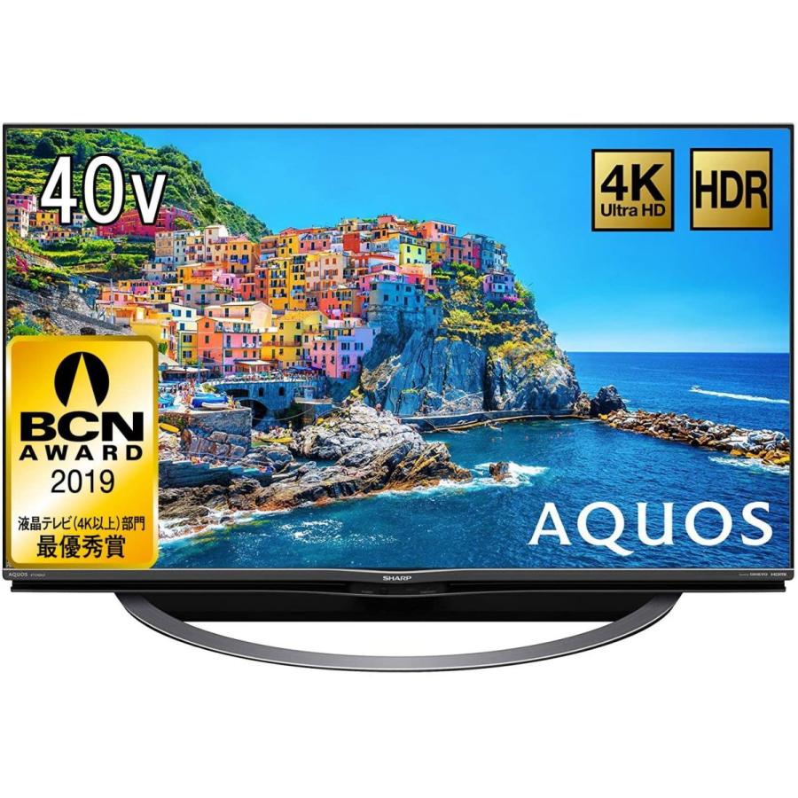 AQUOS シャープ SHARP 40V型 液晶 テレビ 4T-C40AJ1 4K対応 Android TV
