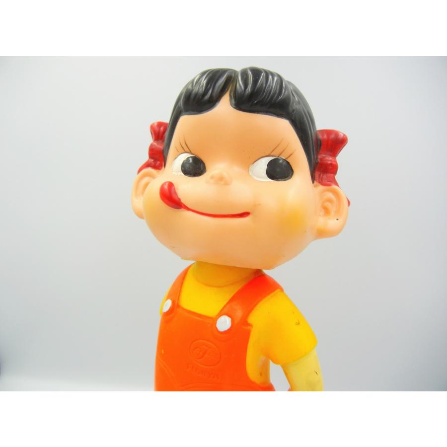 首振りペコちゃん ブリキ台座 頭ネジ2本 80年代 人形 : リサイクル