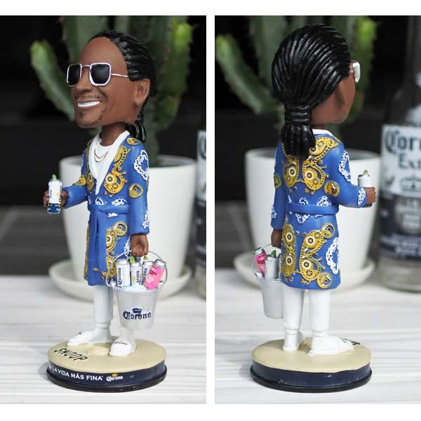 スヌープドッグ コロナ ビール コラボ ボブルヘッド ガウン 首ふり人形