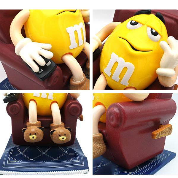 USED品 m&m's チョコレート ディスペンサー 1999年 イエロー