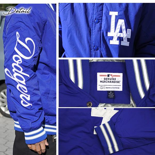 ドジャース スタジャン ブルー ボンバージャケット LA Dodgers 大谷