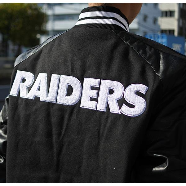 レイダース スタジャン メンズ ブラック ボンバージャケット ブルゾン