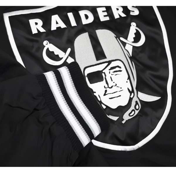 レイダース スタジャン メンズ ブラック ボンバージャケット ブルゾン