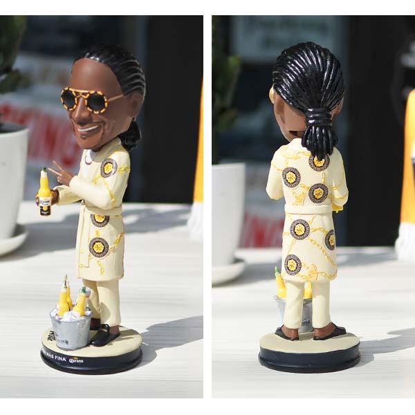 スヌープドッグ コロナビール コラボ ボブルヘッド 首ふり人形 Snoop