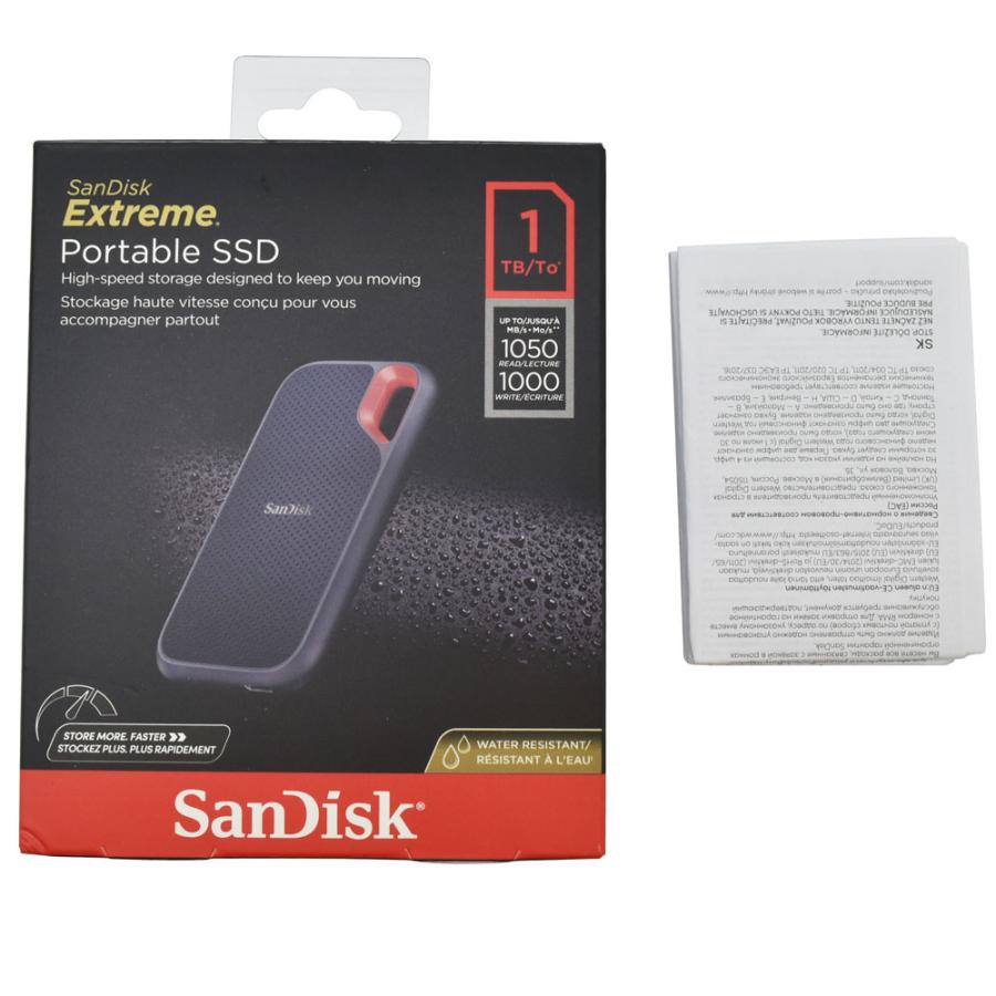 Extreme SanDisk Portable SSD 1TB SDSSDE61-1T00 中古品 サンディスク