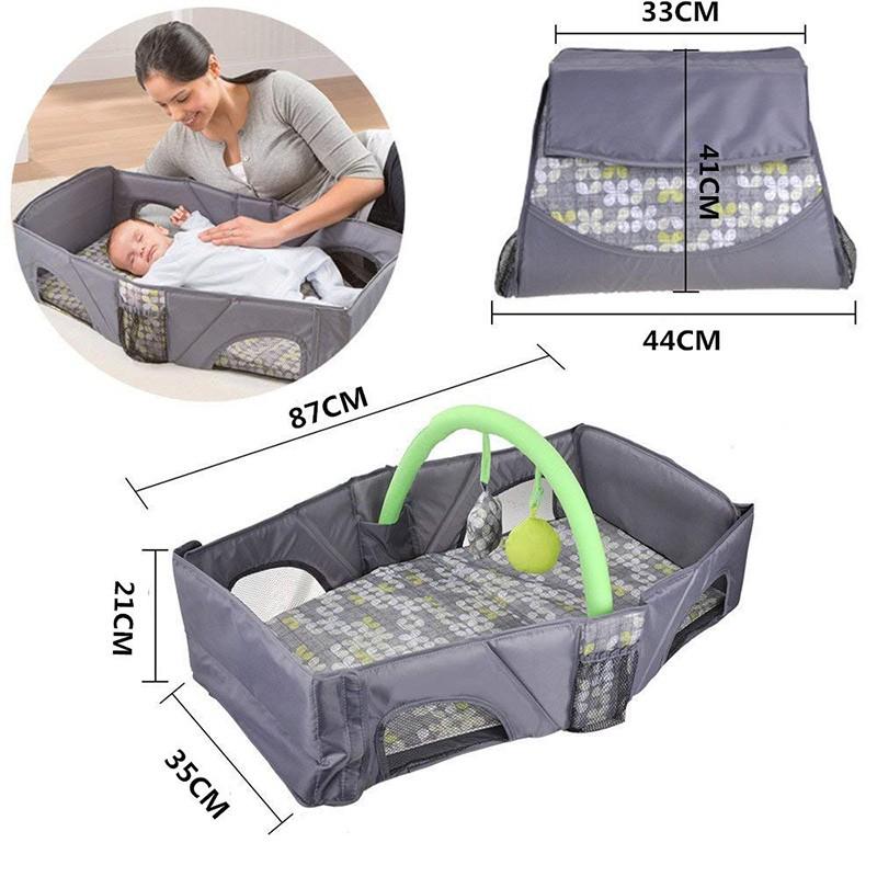 ベビーベッド 折り畳み コンパクトベッド 赤ちゃん用品 お母さんへ