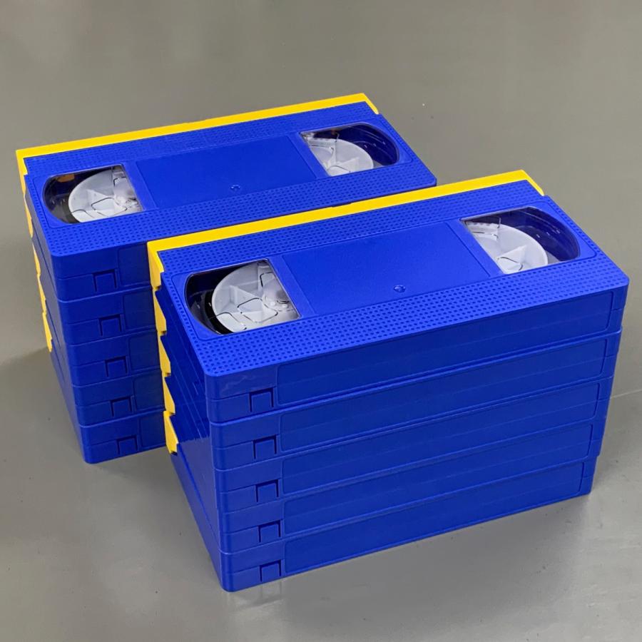 ◇VHS 業務用ビデオテープ◇10分【10本】まとめて T-10 ツメ有り◇TY10