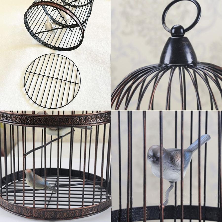 ペット用品 鳥籠 アイアン バード ケージ 53cm リング取っ手付き