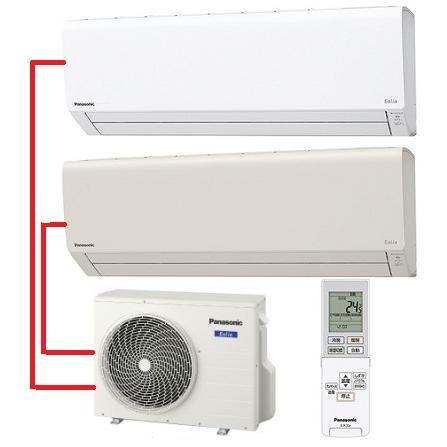 Panasonic（パナソニック） ナノイーマルチ壁掛けセット 室内機 6畳+6