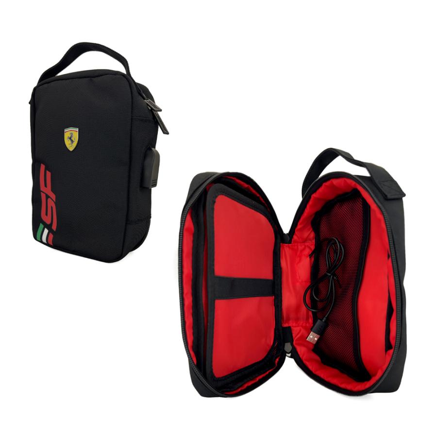 Ferrari（フェラーリ） バッグ ロゴ ハンドバッグ かばん チャック SF