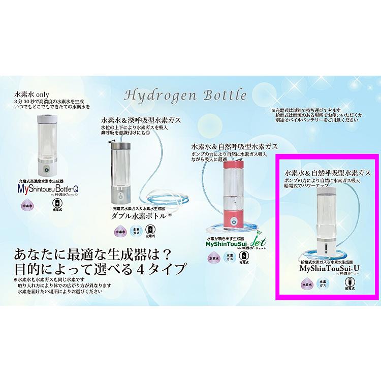 最新型 MyShinTouSui-U 水素水サーバー+水素ガス吸入セット レビュー