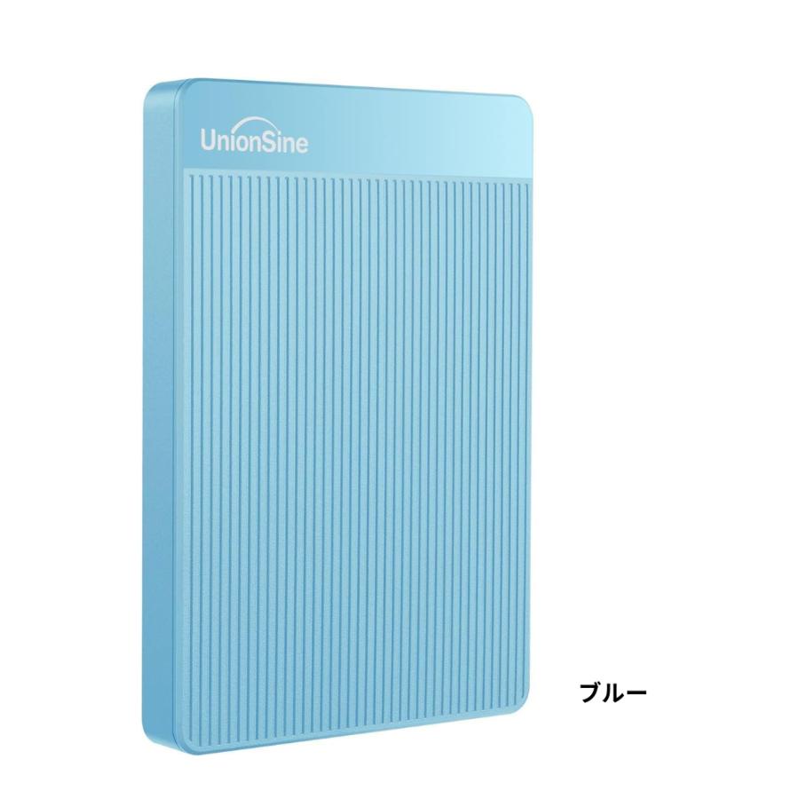 UnionSine 外付け ハードディスク 1TB 超薄型外付けHDD ポータブル 2.5