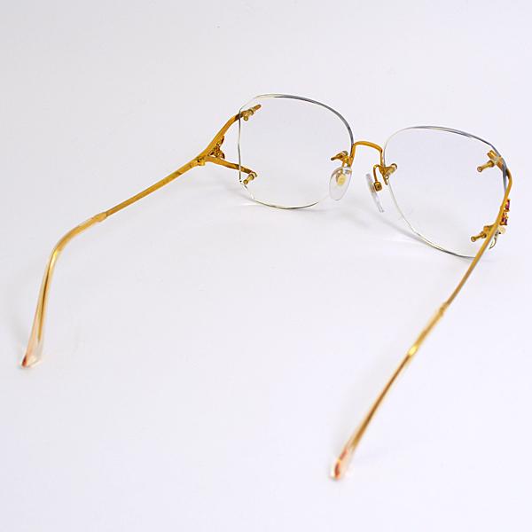 HOYA ○日本製 ホヤ/K18 18金 ゴールド メガネフレーム/ダイヤモンド