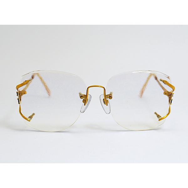 HOYA 高品質 ホヤ/K18 18金 ゴールド メガネフレーム/ダイヤモンド