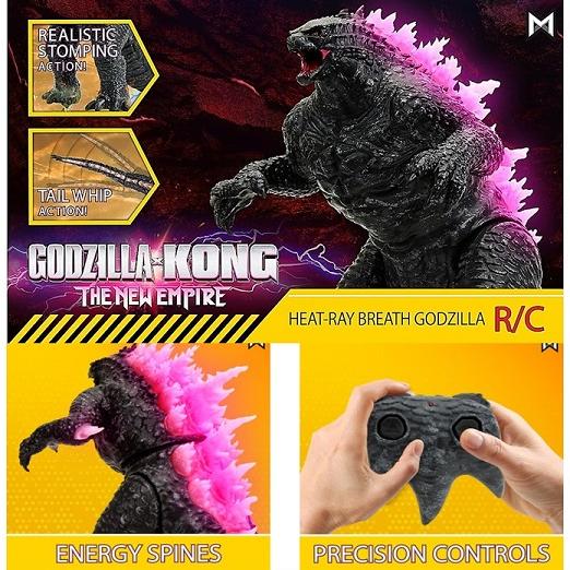 Jada Toys】 ゴジラ×コング 新しい帝国 ヒートレイ 熱線ブレス ゴジラ