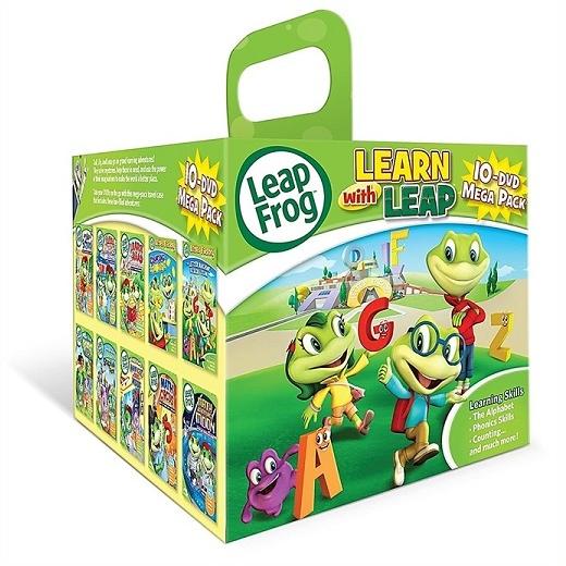 LeapFrog】 リープフロッグ DVD 10枚セット メガパックセット/DVD-BOX