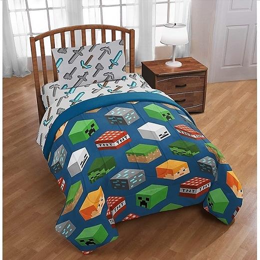 Minecraft/マインクラフト】 マイクラ シングル 布団セット 掛け布団