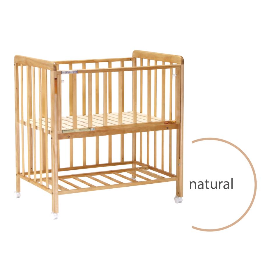 ヤトミ ミニベビーベッド ミミ2 棚板付き ベビーベッド ベビーベット