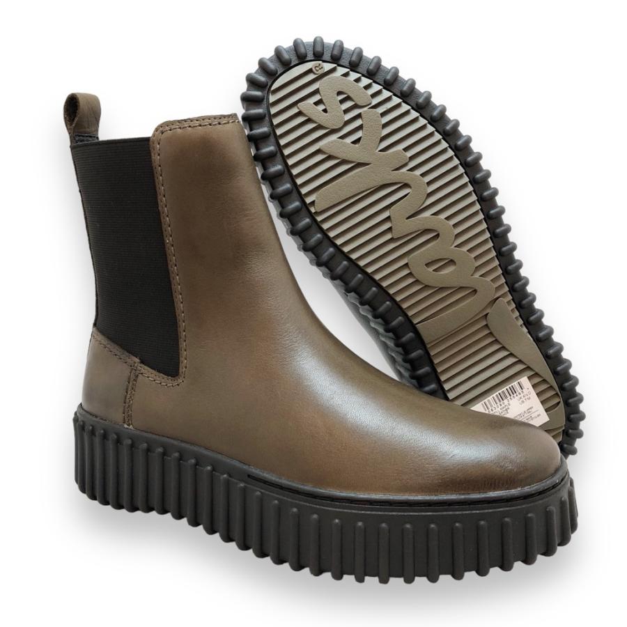 Clarks（クラークス） サイドゴア ブーツ 厚底 Torhill Maple トーヒル